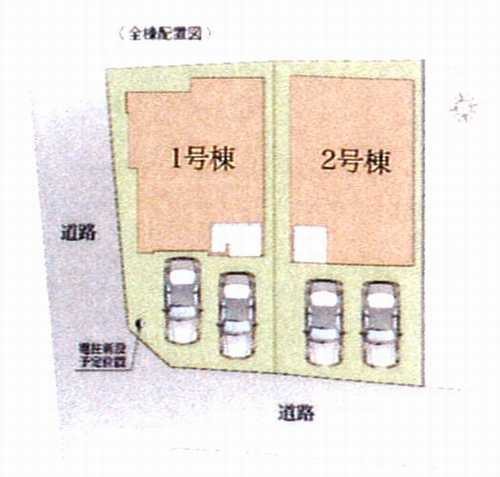 横浜市瀬谷区宮沢2期　新築戸建全2棟の区画図