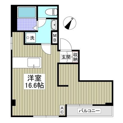 FLAT474ビルの間取り