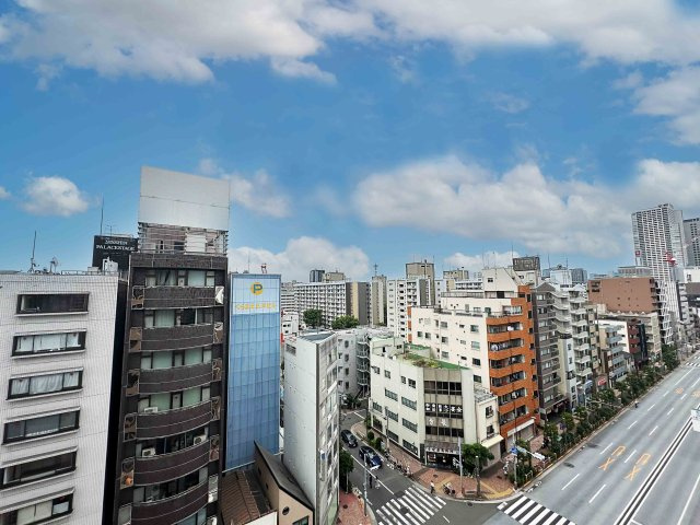 セントレー亀戸の展望|セントレー亀戸：南向き角部屋につき陽当り・眺望良好！