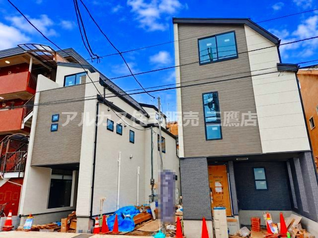 武蔵野市関前3丁目 西武新宿線 西武柳沢駅 新築戸建の外観パース