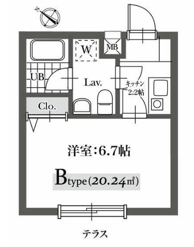 マリアージュ21の間取り