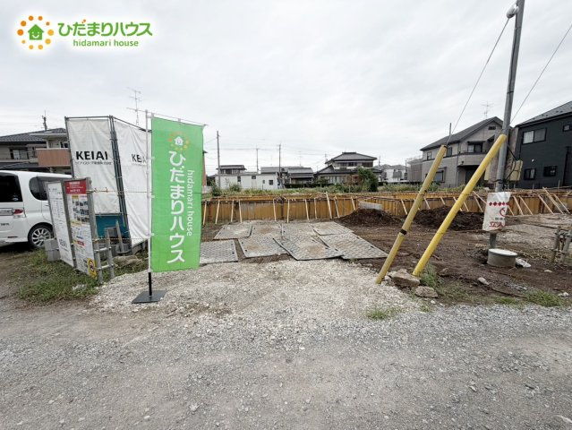 野田市上花輪6期　新築戸建　1号棟の駐車場|2台分可能な駐車スペース(^^)/車種により異なる場合がございます。