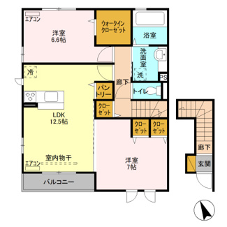 【間取り】 | ハイフィールド　C