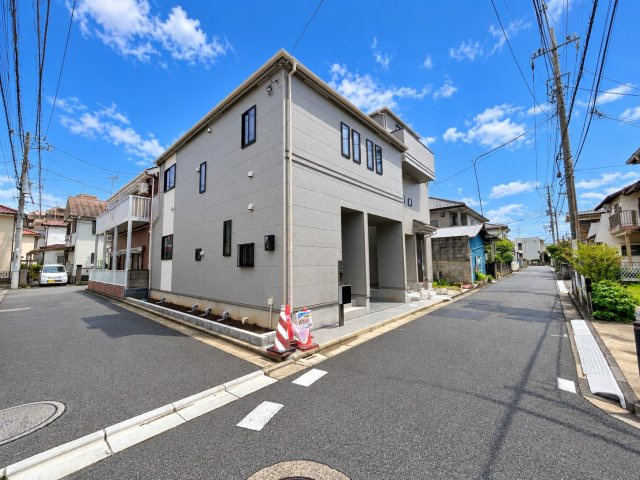 【仲介手数料無料】ふじみ野市福岡中央2期の前面道路含む現地写真