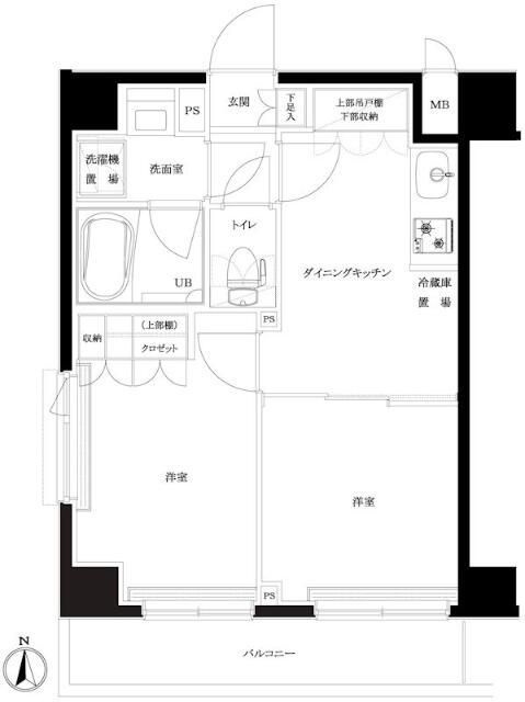 ルーブル中板橋伍番館の間取り