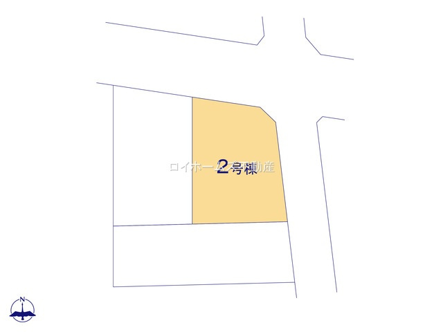 【区画図】 | 名古屋市中川区中郷５丁目114『仲介料無料』新築戸建て | 2号棟