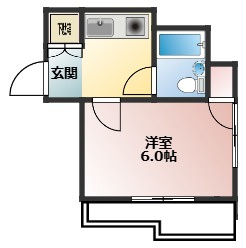 【間取り】 | ジュネパレス船橋第3