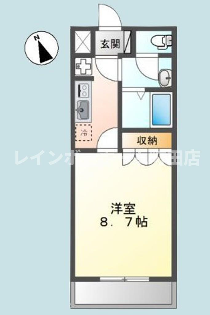 ラ・ヴィーブル ※初期費用分割後払いサービス利用可能物件の間取り
