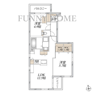 【間取り】 | (仮)世田谷2丁目メゾン