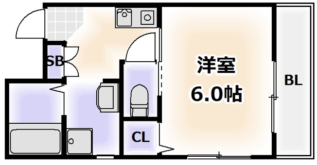 【間取り】 | レバンガAP難波南Ⅱ