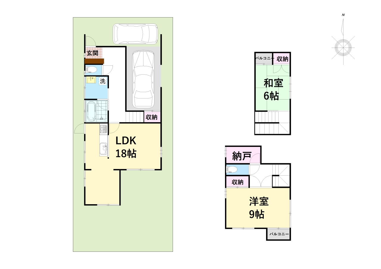 福井市江守中  リフォーム戸建　駐車２台