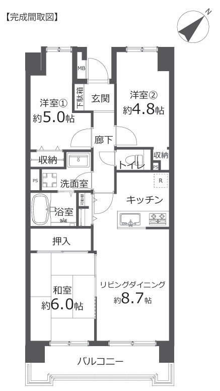 パークハイツ湘南辻堂の間取り