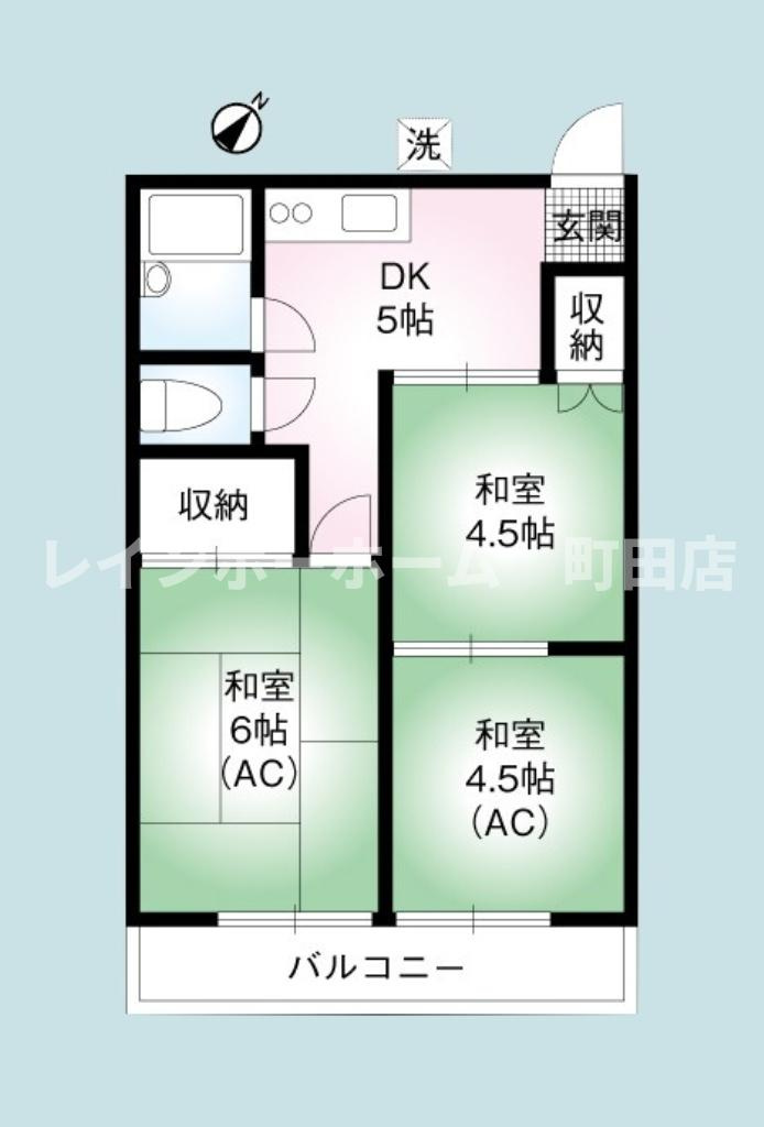 第2高尾メイゾン※初期費用分割後払いサービス利用可能物件の間取り
