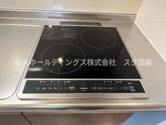 （仮）長田新築アパートのキッチン|IHクッキングヒーター（イメージ）