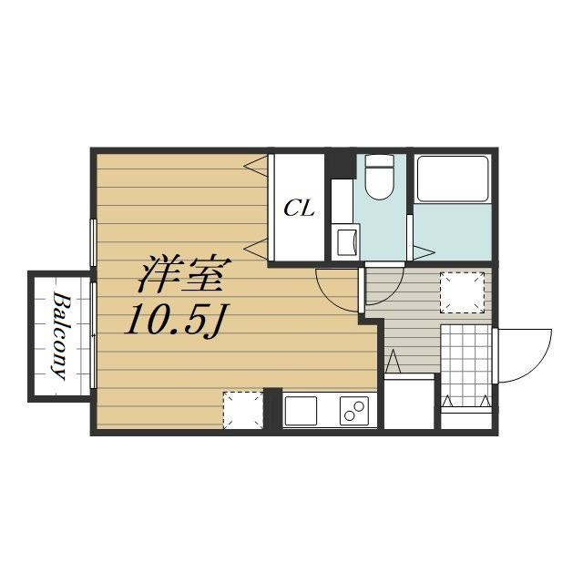 【間取り】 | ロイヤルクレッセント西登戸　弐番館
