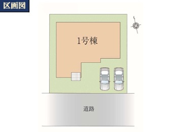 佐倉市宮前２丁目３期の区画図