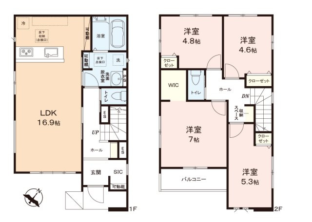 入間郡三芳町大字藤久保の新築一戸建の間取り|鶴瀬駅徒歩15分！
心地よい温度環境で快適な生活を送ることができるZEH水準適合住宅 全5棟。
小学校や生活施設が徒歩5分圏内にあり、生活利便性◎！
資料請求やご見学などお気軽にお問い合わせください。