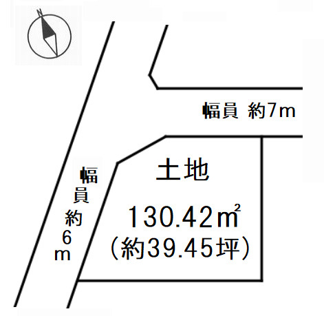 半田市住吉町1丁目の区画図