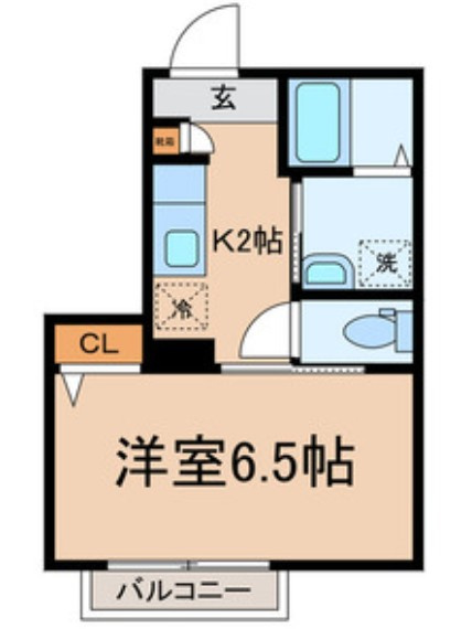 ブランバージュの間取り|間取りです。