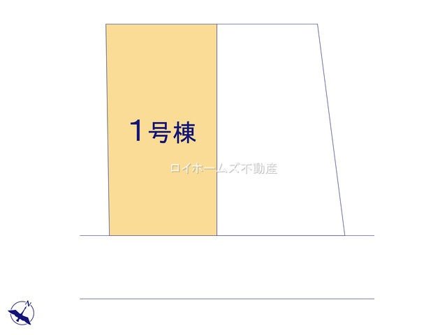 【区画図】 | 岡崎市美合町字吉添15-4『仲介料無料』新築戸建て | 1号棟