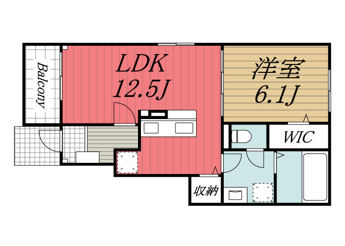 【間取り】 | エアリアルⅠ