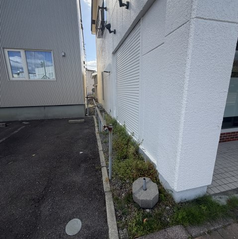 登別市富士町4丁目6-2居宅付き店舗戸建の庭