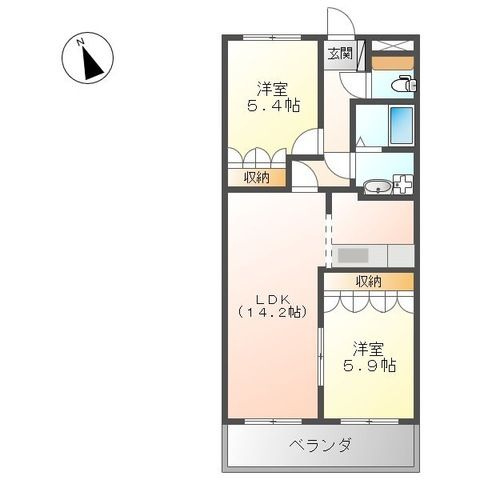 エスポアールの間取り