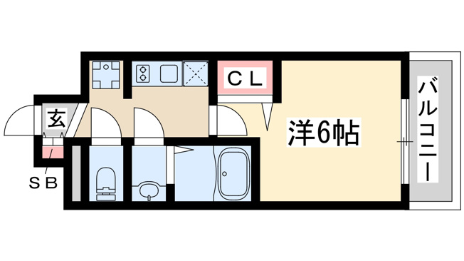 【間取り】 | プレサンス西淡路レジェーロ