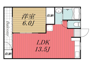 【間取り】 | ユーハイツ姉崎