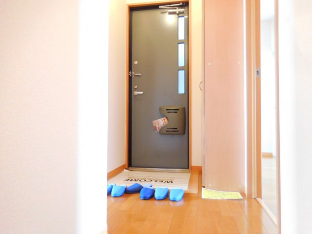サンビューラ津之江A棟の玄関