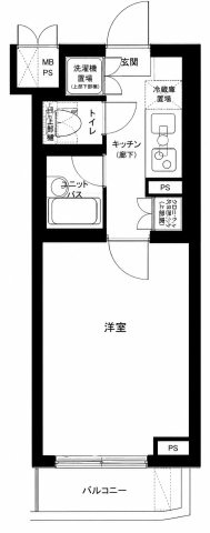 ルーブル中野新橋弐番館の間取り