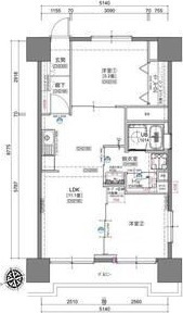 ローヤルコーポ大山の間取り|間取りです。