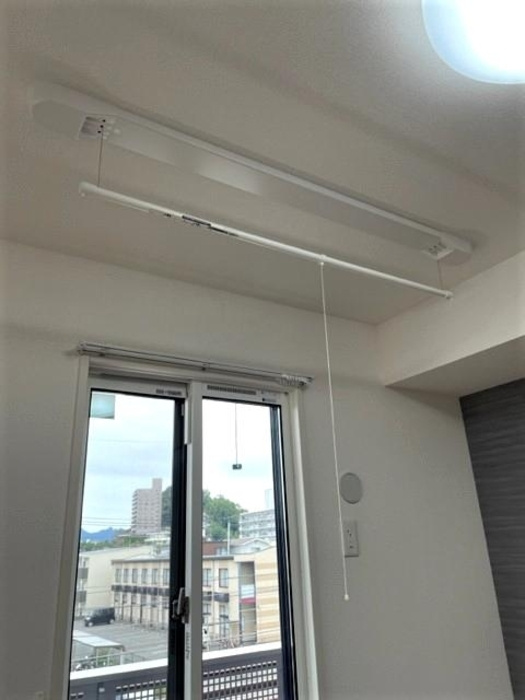 ラディッシュハウスの内装|室内物干し