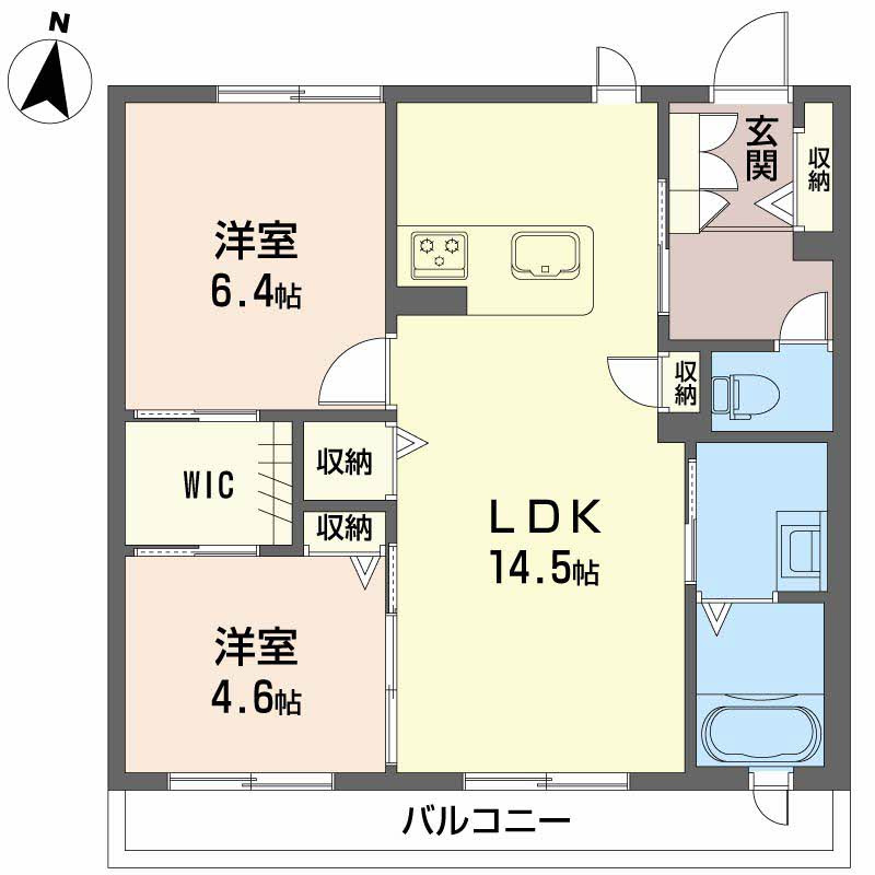 ソラーナ庚午北の間取り