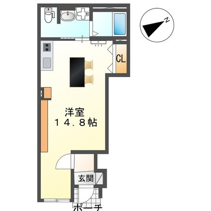 仮）スイートモダン三宅の間取り|間取図