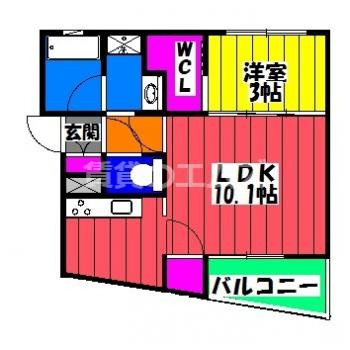 【間取り】 | Ｂ／ＵＮＩＴＹ　ＴＡＫＥＳＨＩＴＡＥＫＩＭＡＥ | Ｂ／ＵＮＩＴＹ　ＴＡＫＥＳＨＩＴＡＥＫＩＭＡＥの間取り