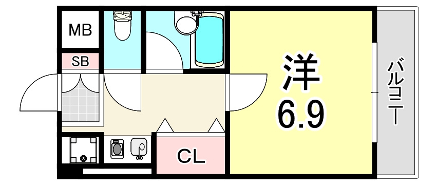 サンプラザ塚口の間取り