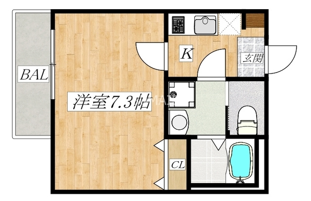 ベルデタンテ大宮公園の間取り|間取図です！
