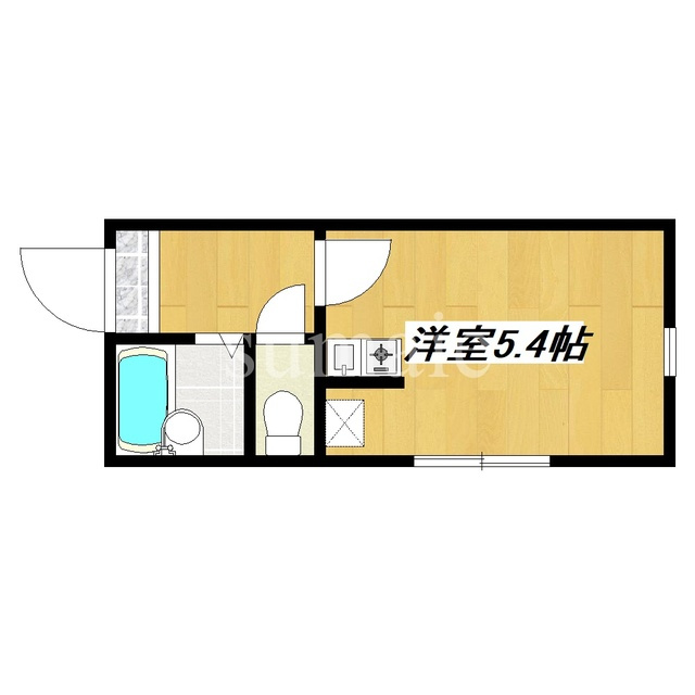 シャンテ篠崎の間取り|角部屋です♪