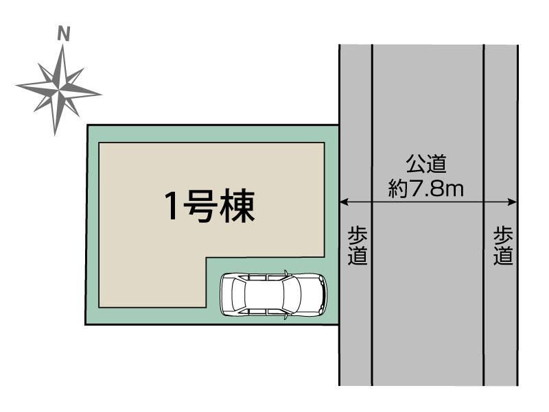練馬区中村2丁目　新築戸建の区画図|区画図

現地ご見学希望・資料請求などお気軽にお問い合わせ下さい！
03-5990-5201