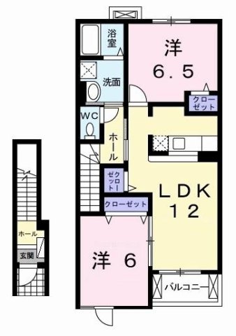 【間取り】 | ディア・コートⅡ