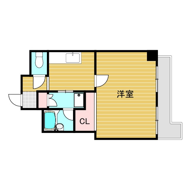 新大阪川島マンションの間取り