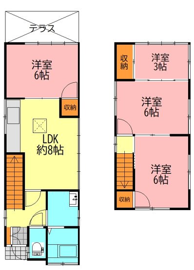 【間取り】 | 安東7丁目戸建