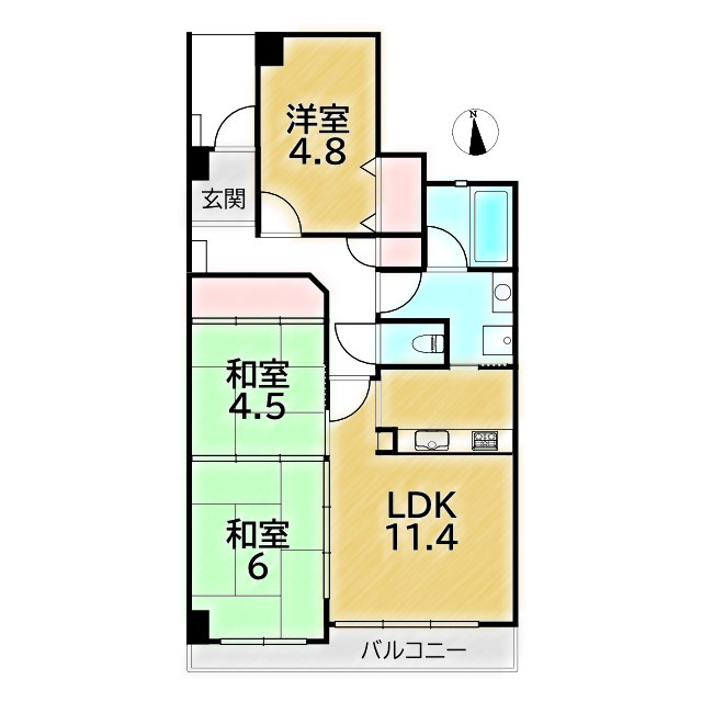 フォルム堀川今出川の間取り