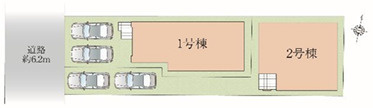 福岡市東区筥松2期　1号棟の間取り
