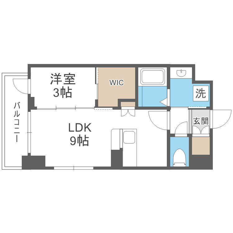 セレニテ谷町四丁目アリエの間取り