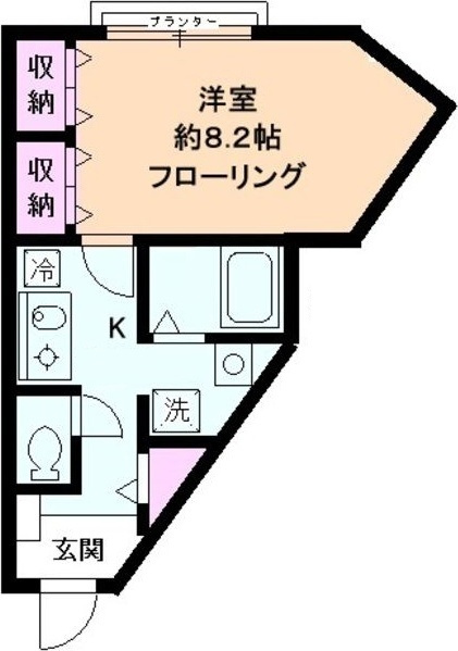 モンテピアⅢの間取り|間取りです。