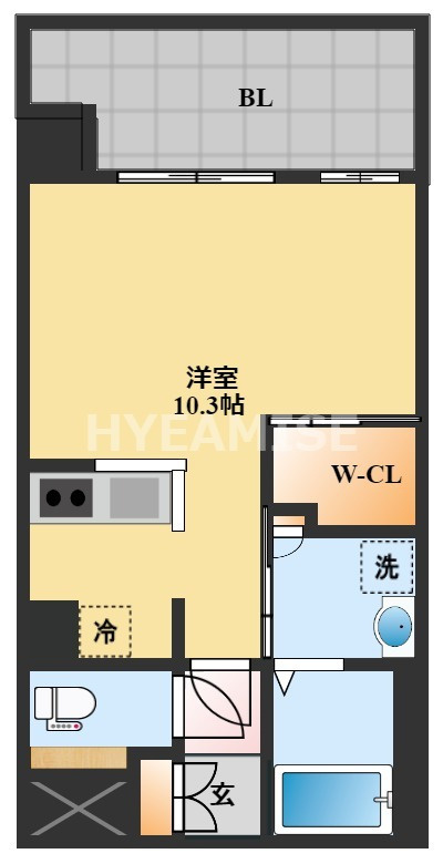 フロンティアききつⅡの間取り