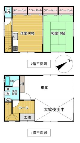 【間取り】 | 浜田住宅 | 1LDK
