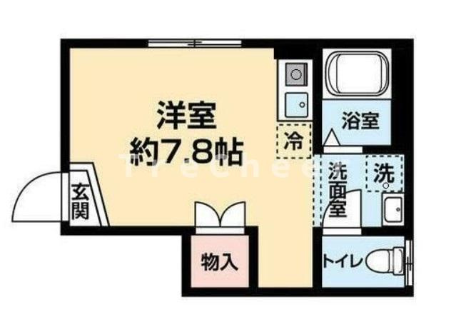 MQuarto熊野前(エムクオート熊野前)の間取り